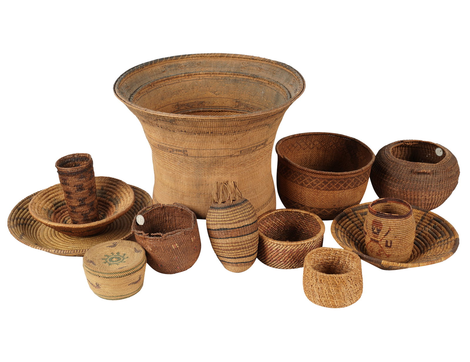 A Group of Native American Baskets (1 of 14)