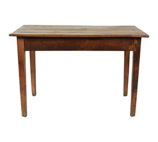 A Rustic Wood Work Table