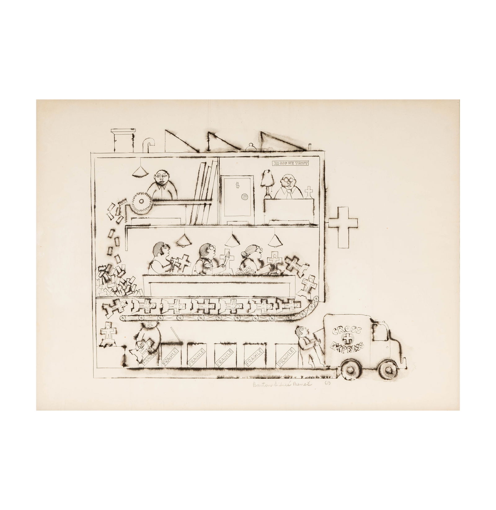 Barton Lidice Benes, 1942-2012, Cross Express (1 of 8)