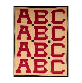 A Vintage Alphabet Quilt