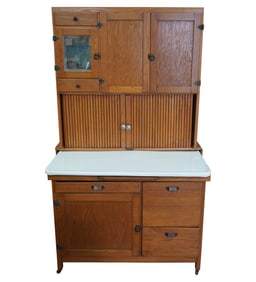 An American Oak Hoosier Cabinet