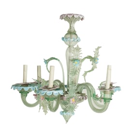 A Murano Glass Chandelier