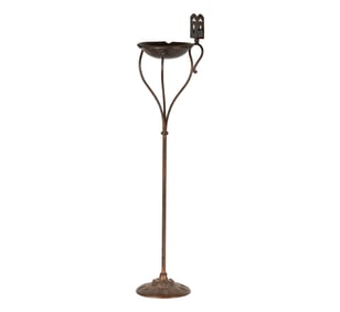 An Arts and Crafts Copper Smoking Stand