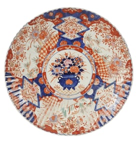 An Imari Porcelain Charger