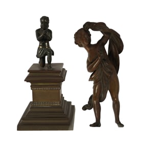 Two Bronze Figures