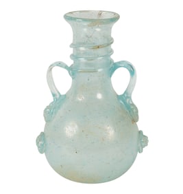 An Ancient Roman-Style Glass Vase