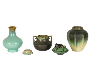 A Group of Fulper Pottery