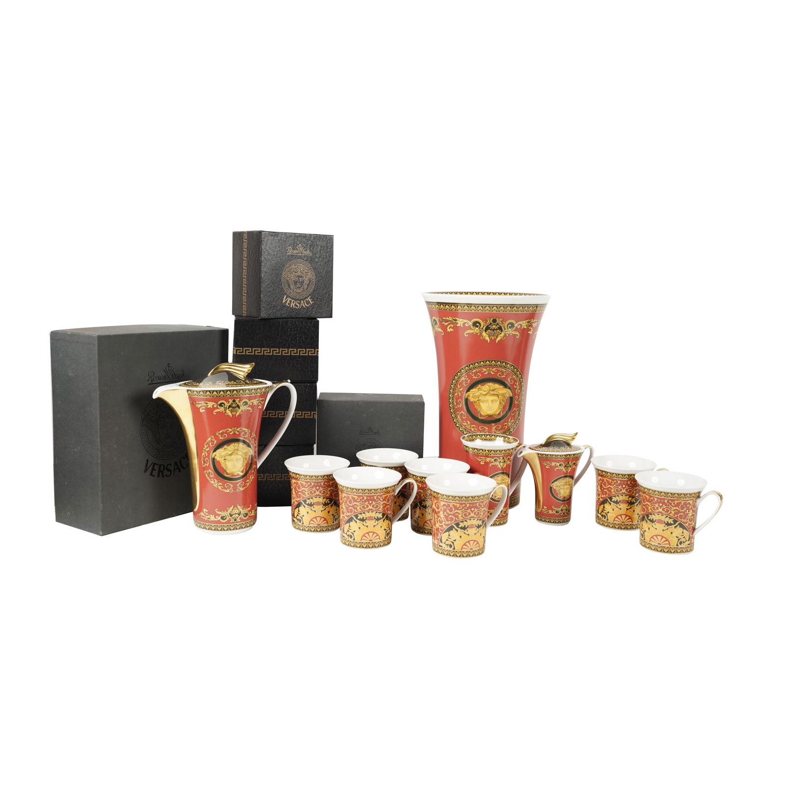 A Versace / Rosenthal Medusa Porcelain Partial Service (1 of 10)