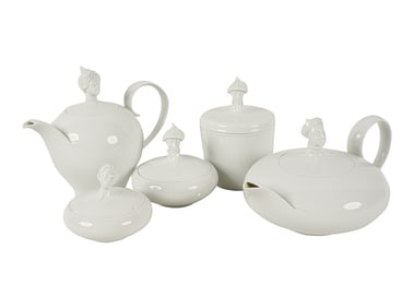 An Ena Rottenberg Augarten Porcelain Tea Service