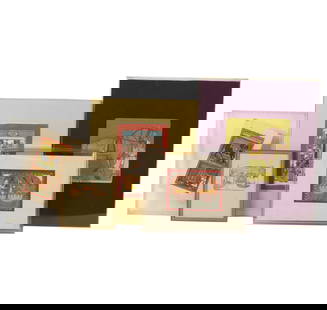 Five Indian Paintings: each gouache on paperLargest frame: 20 1/4 x 16 1/4 x 1 1/2 in. (51.4 x 41.3 x 3.8 cm.) Notes: This item does not qualify for in-house shipping. Please see our preferred shippers' list for quotes or a