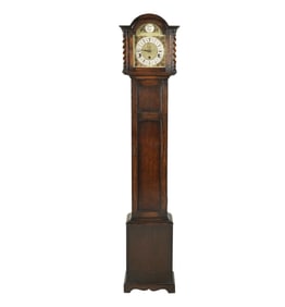 An English Oak Grandmother's Clock
