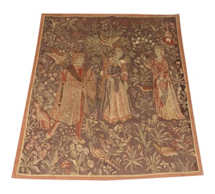 A Flemish-Style Millefleur Tapestry