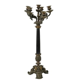 A French Empire Six-Light Candelabrum