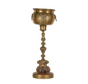 A Brass Jardiniere