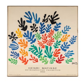 A Vintage Henri Matisse Museum Poster