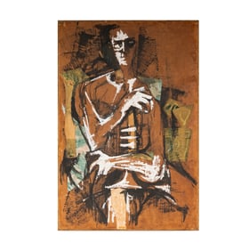 Howard Warshaw, 1920-1977, Untitled (Abstract Figure)