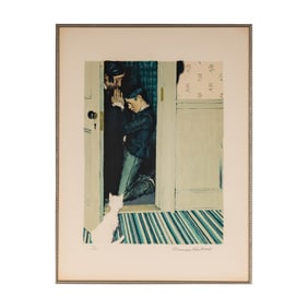 Norman Rockwell, 1894-1978, Then Miss Watson Took Me In The Closet and Prayed