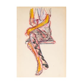 Jason Brinkerhoff, B. 1974, Untitled (Seated Figure)