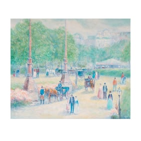Gail Corbett Sherman, 1871-1952, A Park in Paris