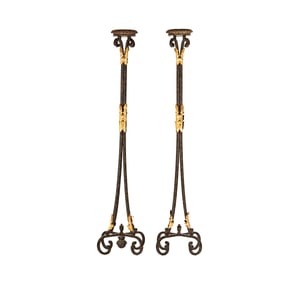 A Pair of Neoclassical-Style Torchieres