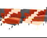 A Pair of Jens Risom Lounge Chairs