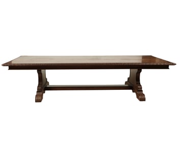 A Baroque-Style Walnut Coffee Table