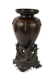 A Japanese Bronze Vase