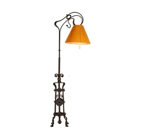 An Iron Floor Lamp