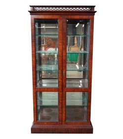 A Mahogany Vitrine Cabinet