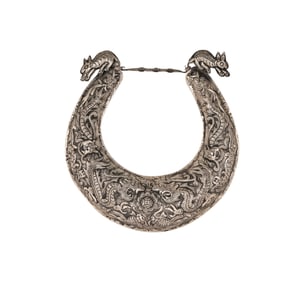 A Southeast Asian Silver Neck Piece