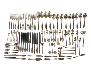 An Alvin Victory Sterling Flatware Service
