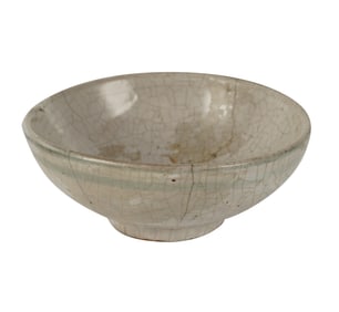 An Antique Korean Crackleware Bowl