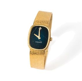 18-KARAT YELLOW GOLD MENS WATCH, LONGINES