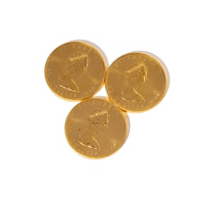 THREE CANADIAN 1 OUNCE GOLD COINS