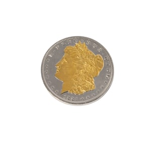 ONE SILVER MORGAN $1 COIN