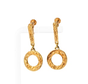 PAIR OF 18 KARAT YELLOW GOLD EARRINGS