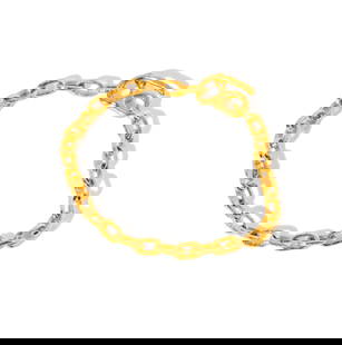 JEAN MAHIE 22KT GOLD BRACELET: featuring a Jean Mahie 22-karat gold bracelet measuring 7" long; 13.7 grams