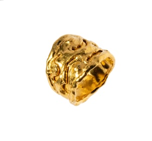 JEAN MAHIE 22 KARAT YELLOW GOLD RING