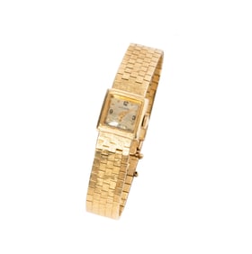 LA COCHE 14 KARAT YELLOW GOLD WATCH