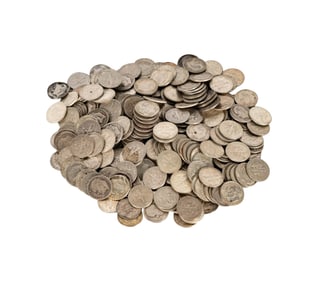 COLLECTION OF 301 US SILVER DIMES VARIOUS DATES 1964 AND EARLIER