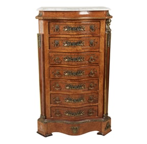 An Empire-Style Marble-Top Semainier