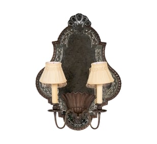 A Venetian-Style Girandole Mirror