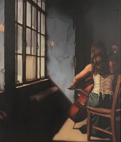 After Robert Schefman, B. 1952, Vermeer in Bosnia