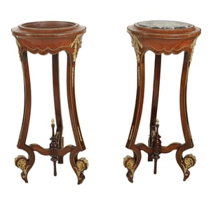 A Pair of Rococo-Style Plant Stands
