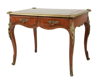 A Louis XV-Style Parquetry Ladies Desk