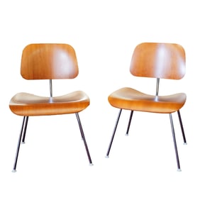Eames for Herman Miller: Pair of DCM Chairs