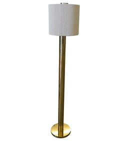 A Laurel Lamp Company Brass Floor Lamp