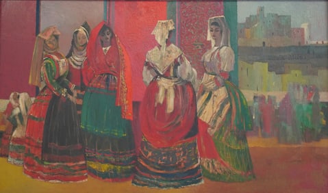 Unknown Artist: Untitled (Spanish Women Beside a Window)