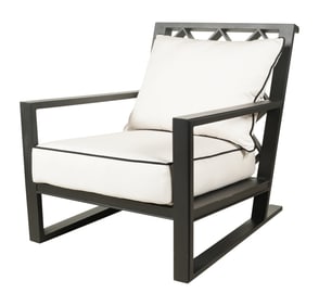 An Eicholtz Como Outdoor Lounge Chair