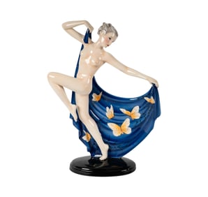 A Goldscheider Art Deco Porcelain Figure